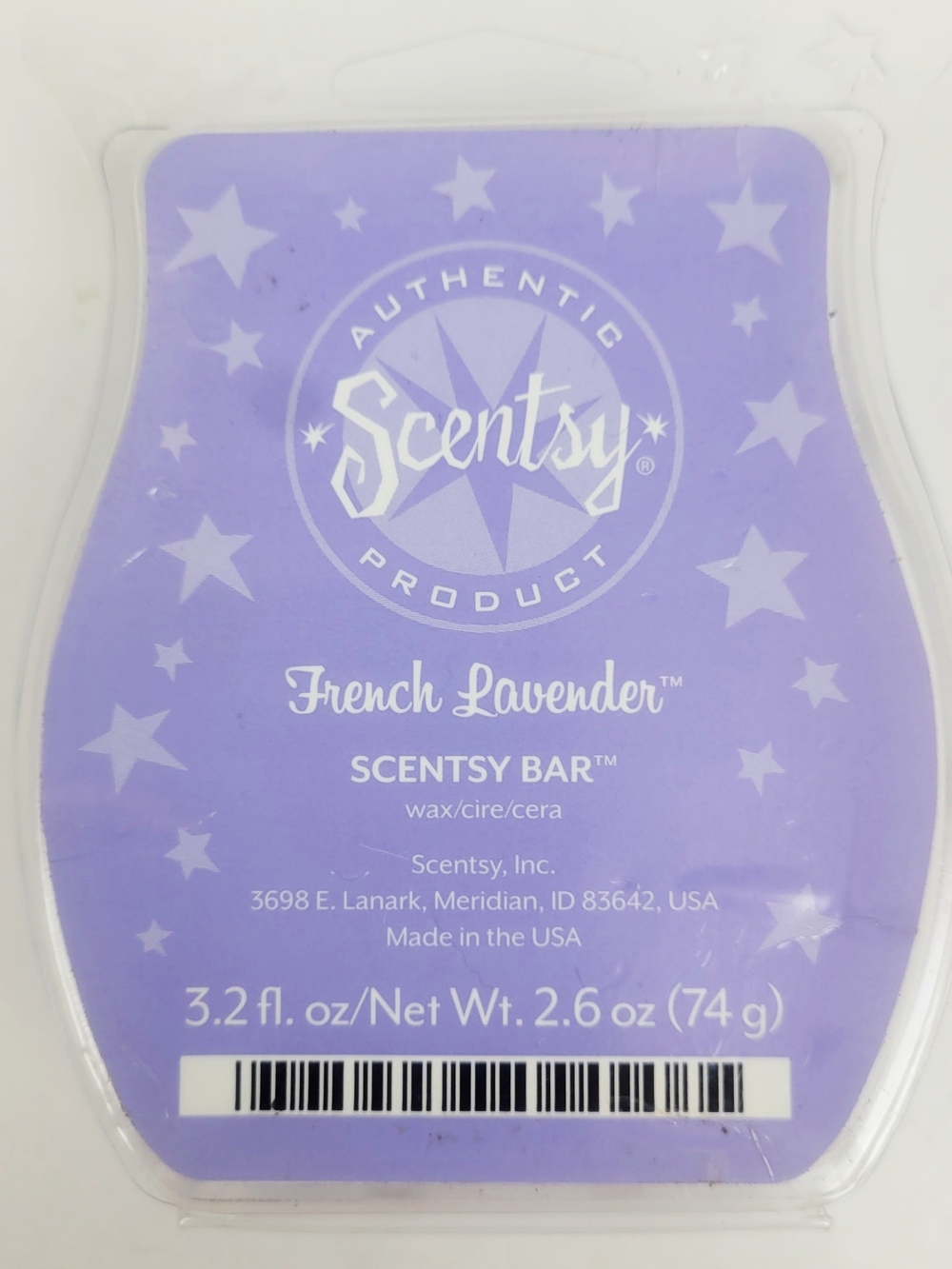 Scentsy Wax Bar French Lavendar~3.2 oz
